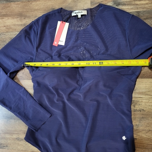 Popilush Longsleeve Mesh Shapewear Tummy Control Bodysuit Size 2XL - Picture 9 of 10